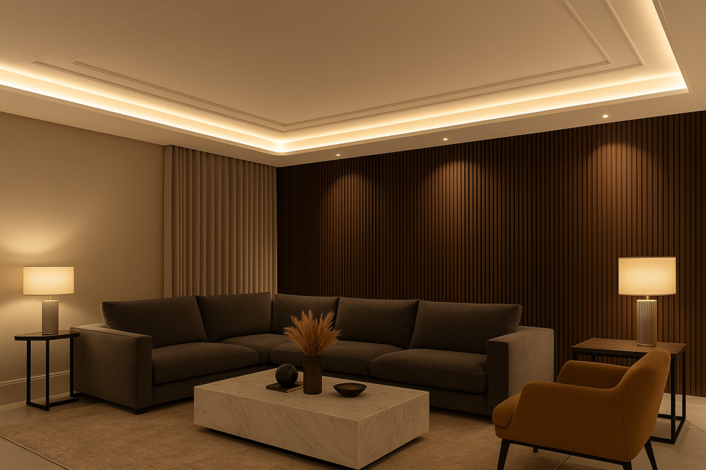 Forro de Gesso com Perfil de LED: Ideias Modernas para sua Casa