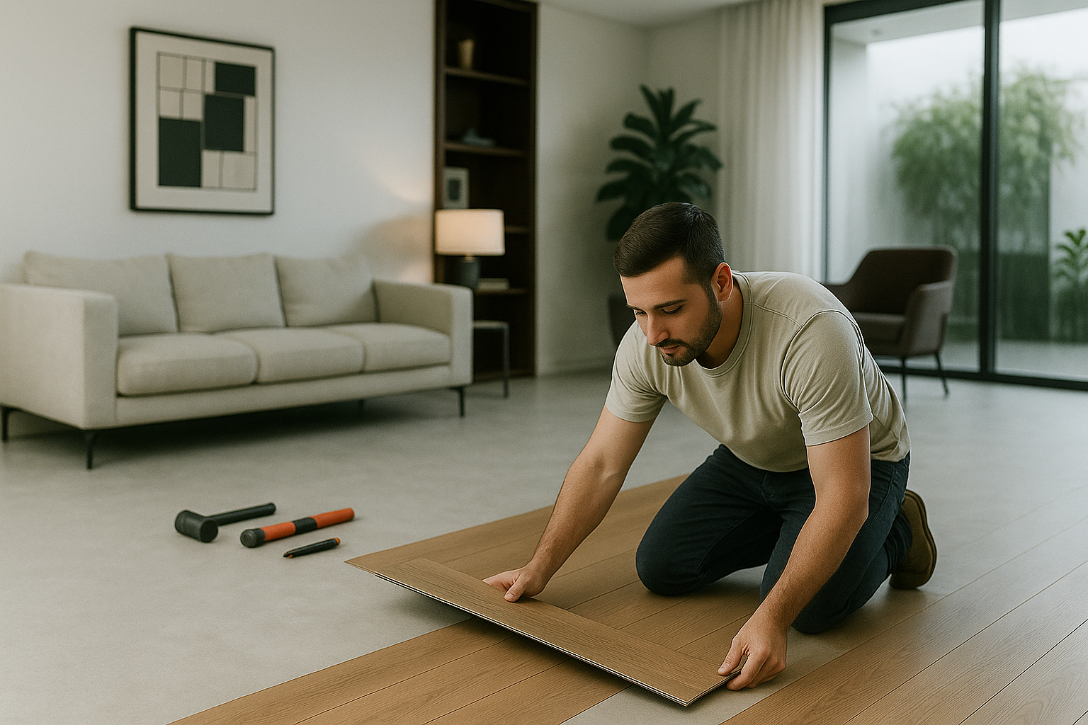 Como colocar Piso Vinílico: guia completo, tipos e passo a passo