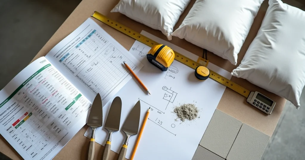 Consumo de argamassa colante: tabela e rendimento por m²